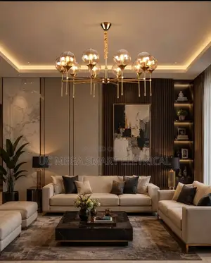 New Magic Bean Led Art Chandelier Living Room Bedroom Kitchen Hotel