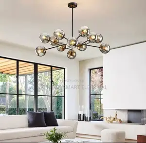 Modern Glass Ball Chandelier Nordic Led Round Ball Pendant Lights