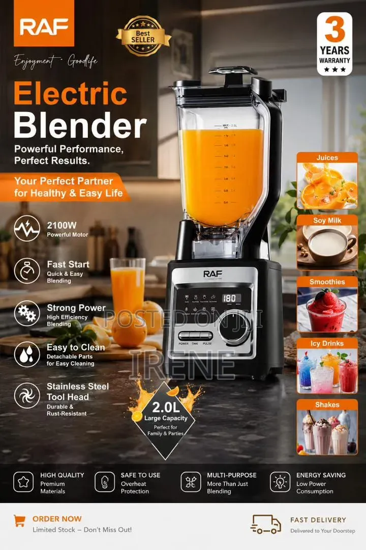 Raf Commercial Blender and Grander