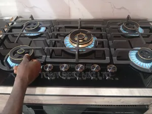 Image Inbuilt 5 Burner Gas Cooker 60x90cm