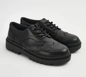 George Black Chunky Brogue School Shoes (31-36)