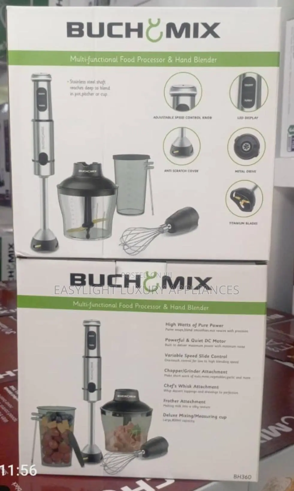 Buchymix Food Processor Hand Blender