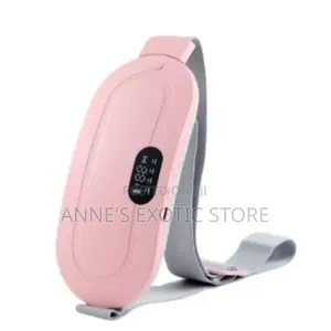 Portable Menstrual Heating Belt With Massage Lcd Display