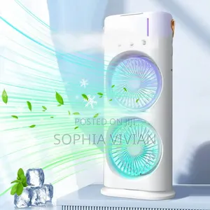 Double Rechargeable Spray Fan