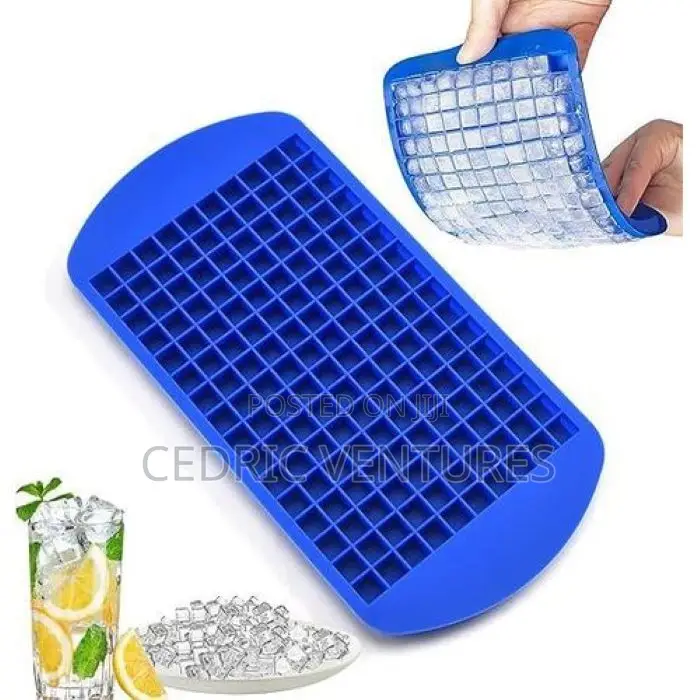 Mini Silicone Ice Cube Trays 160 Grids Mould Square Shape