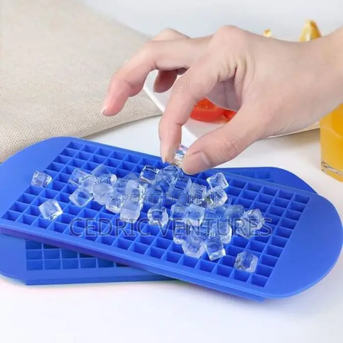 Mini Silicone Ice Cube Trays 160 Grids Mould Square Shape