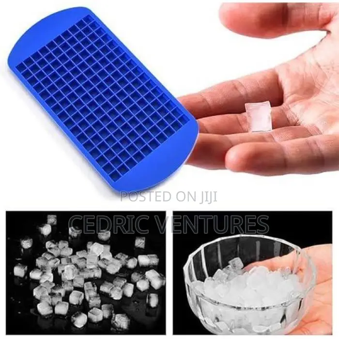 Mini Silicone Ice Cube Trays 160 Grids Mould Square Shape