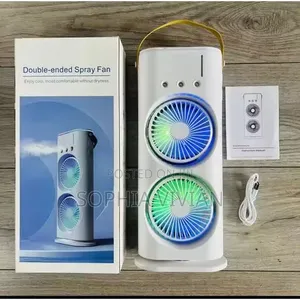 Double Rechargeable Spray Fan