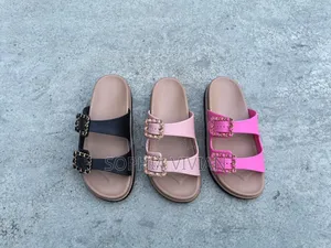 Trendy Double-Strap Slides