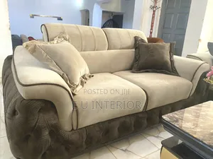Down-Based Tufti, 7 Seater Parlour Sofa.