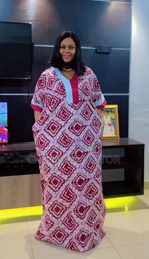 Beautiful Long Ankara Gown
