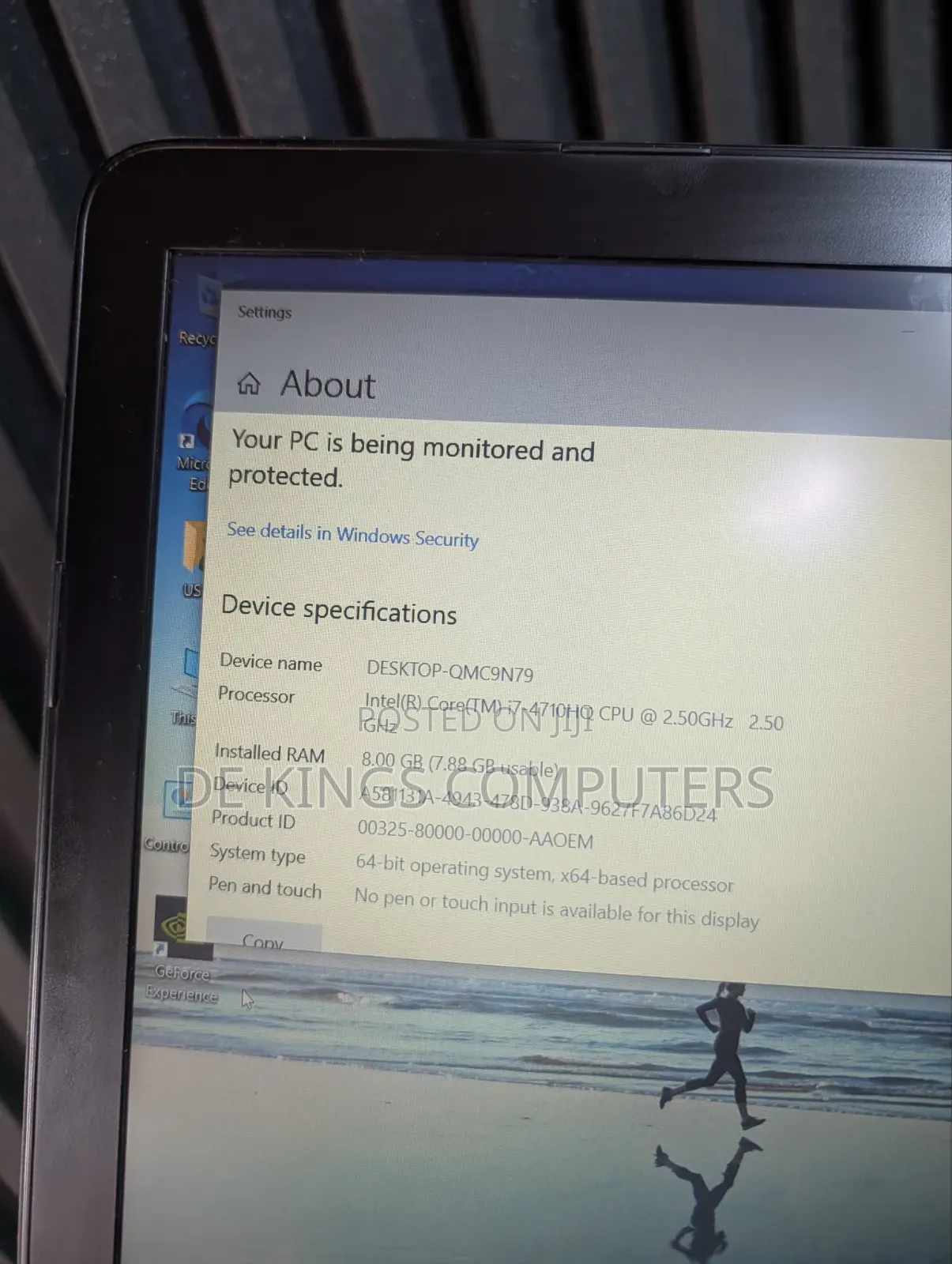 Laptop Asus 8GB Intel Core i7 SSD 256GB