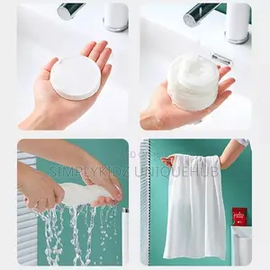 Soft Disposable Bath Towel Expandable Compressed Washcloth - 1pc
