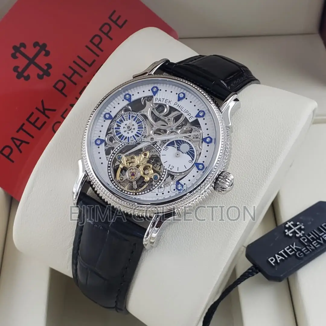 High Quality Petek Philippe Automatic Leather Strap for Men’S