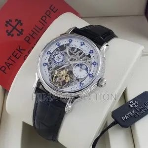 High Quality Petek Philippe Automatic Leather Strap for Men’S