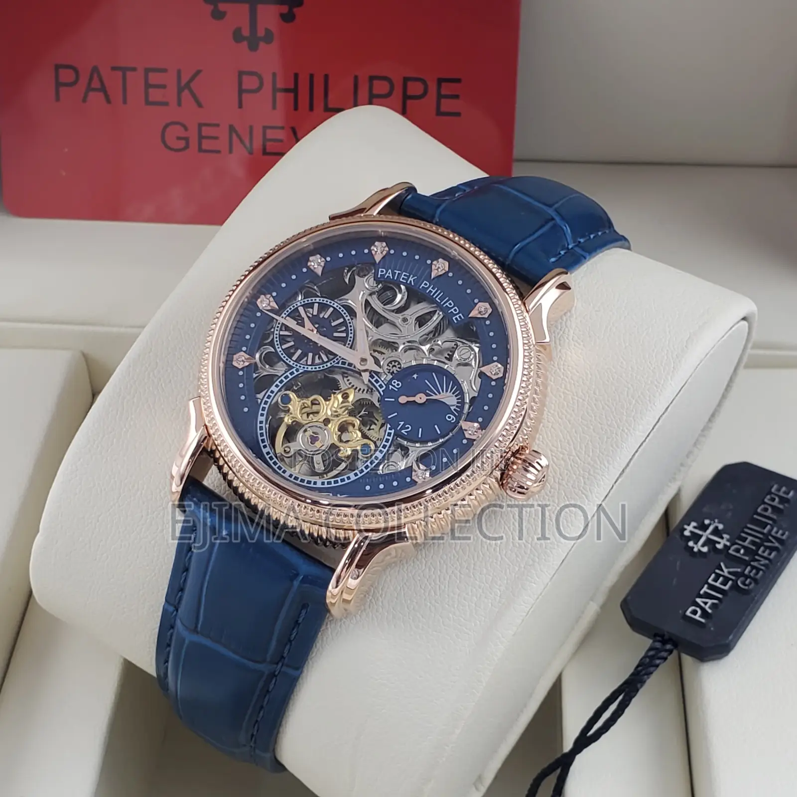 High Quality Petek Philippe Automatic Leather Strap for Men’S