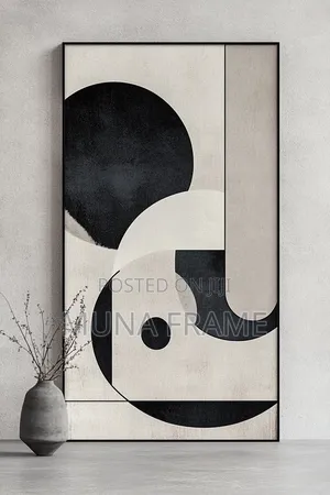 Original Brown Abstract Wall Art Printed on Canvas