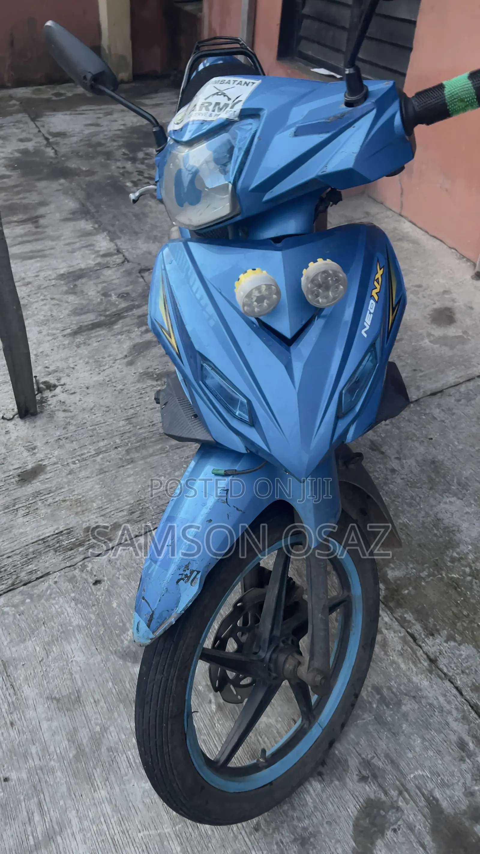 TVS Neo NX 2025 Blue