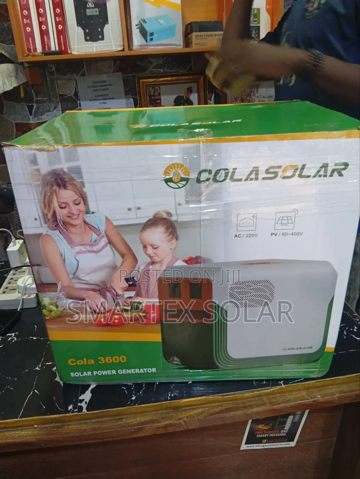 3.6kwh Cola Solar Generator