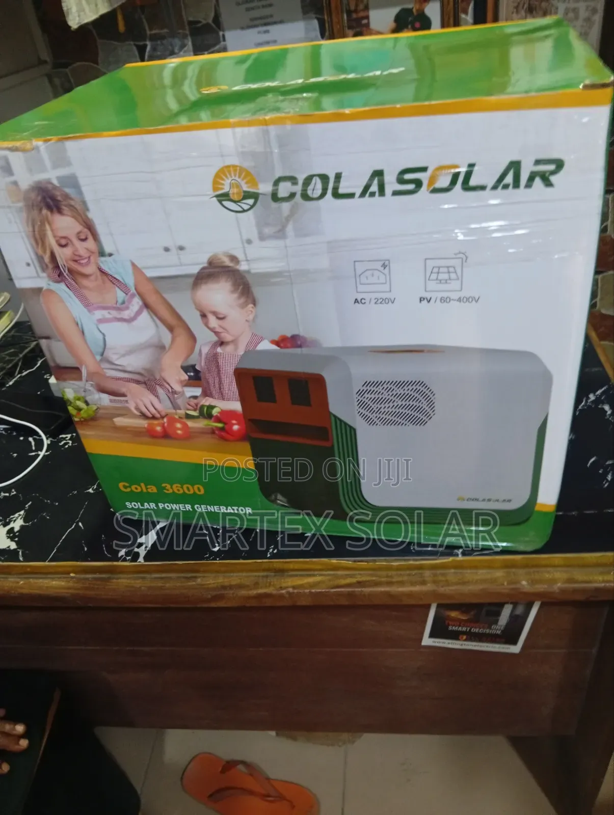3.6kwh Cola Solar Generator