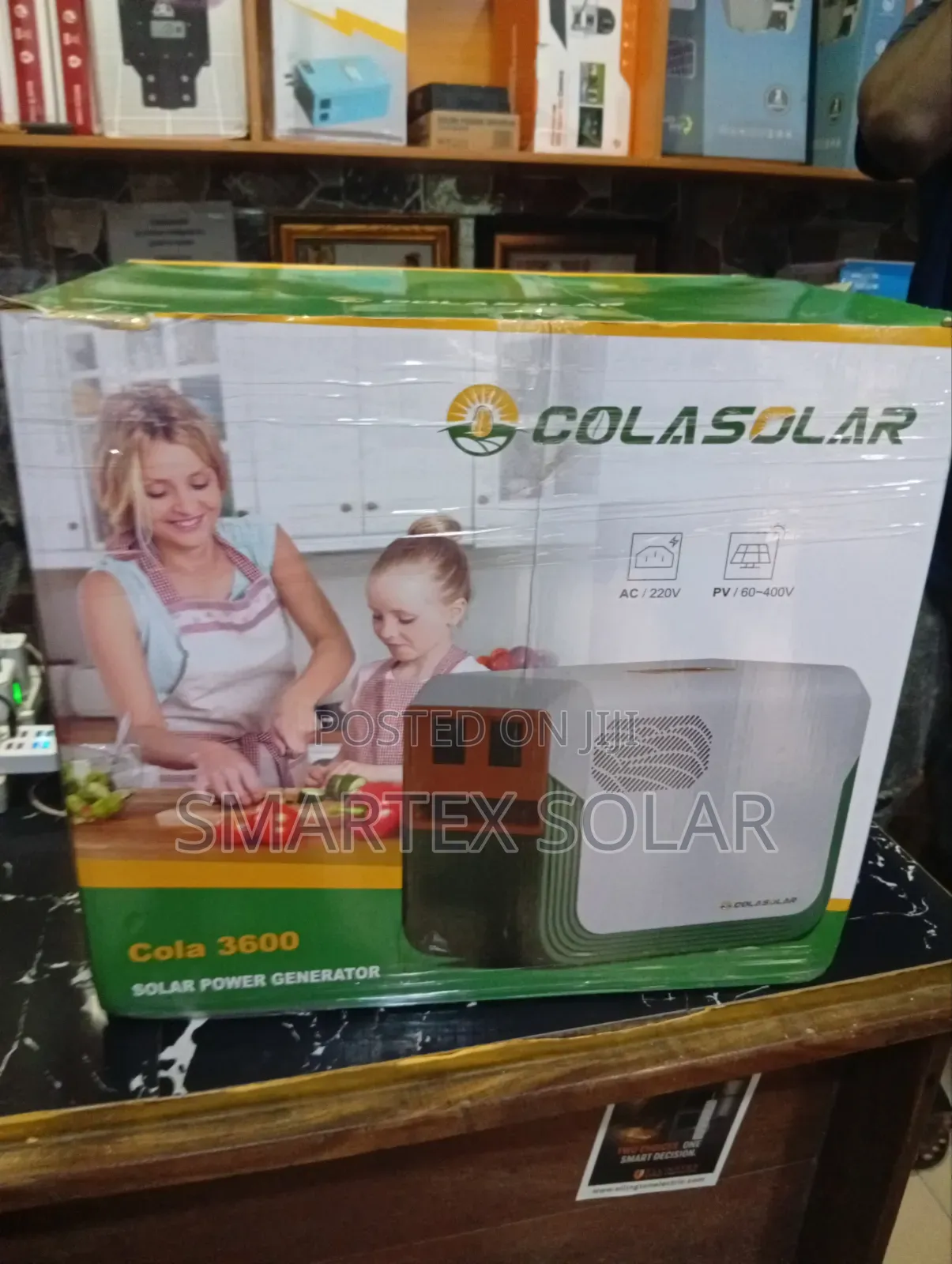 3.6kwh Cola Solar Generator