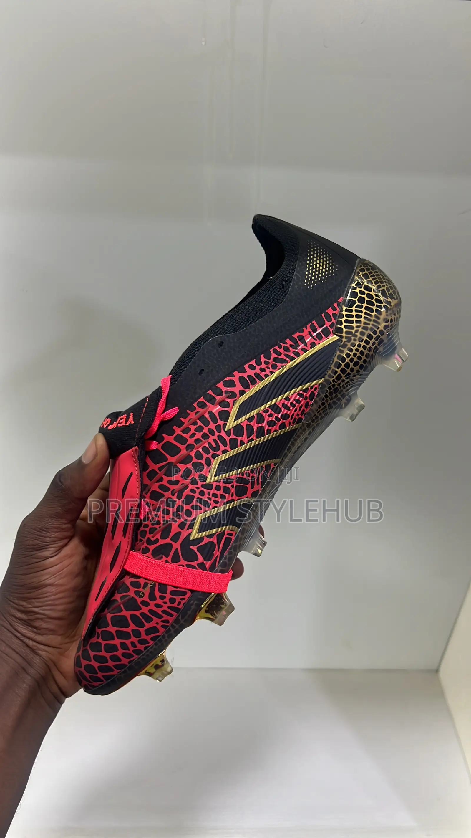 Predator Red Football Cleats