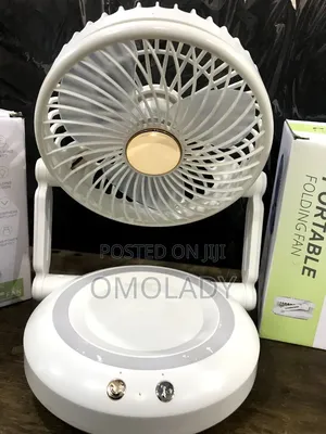 Rechargeable Portable Rotating Folding Fan