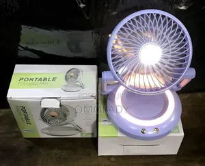 Rechargeable Portable Rotating Folding Fan