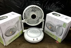 Rechargeable Portable Rotating Folding Fan