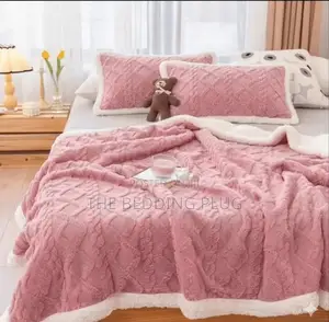 Cozy Plush Blanket With 2 Pillow Cases