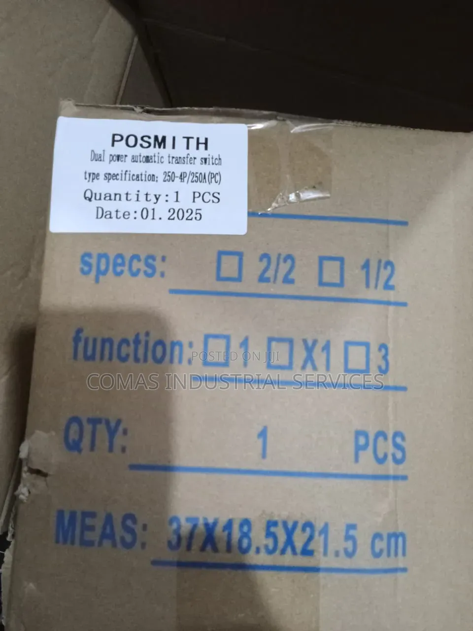 Posmith Automatic Changeover Switch 250a 4 Pole Ats