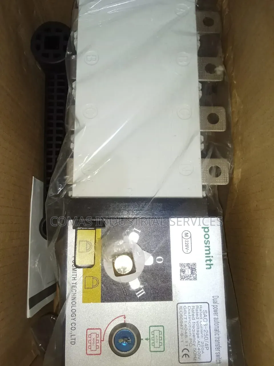 Posmith Automatic Changeover Switch 250a 4 Pole Ats