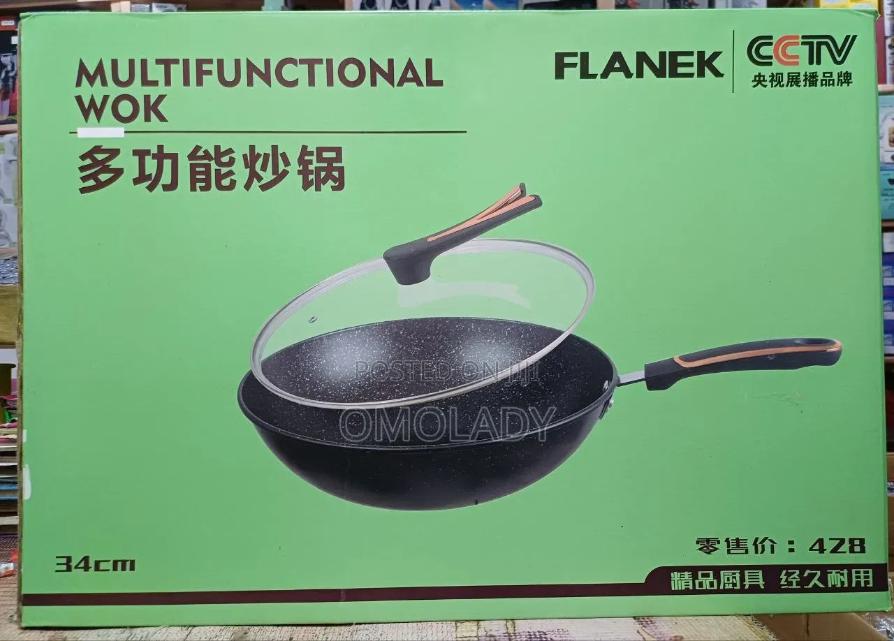 Flanek CCTV 34cm Multifunctional Wok Fry Pan
