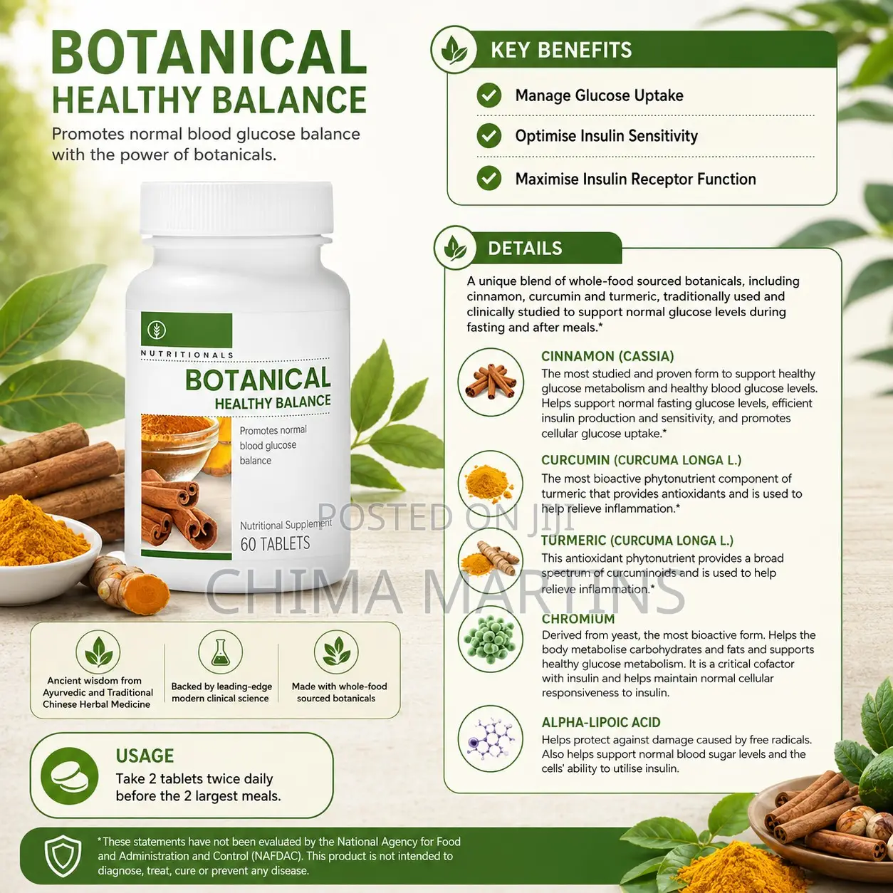 Botanical Healthy Balance 60 Tablets