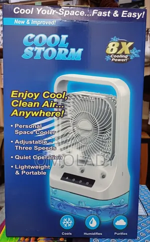 8x Air Cool Storm Fan With Humidifier