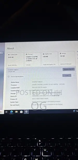 Laptop Dell Latitude 5480 8GB Intel Core i5 SSD 128GB
