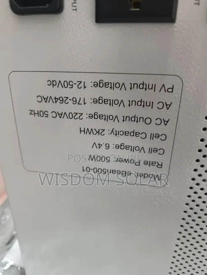 2000kwh Energy Bean Solar Generator 500w