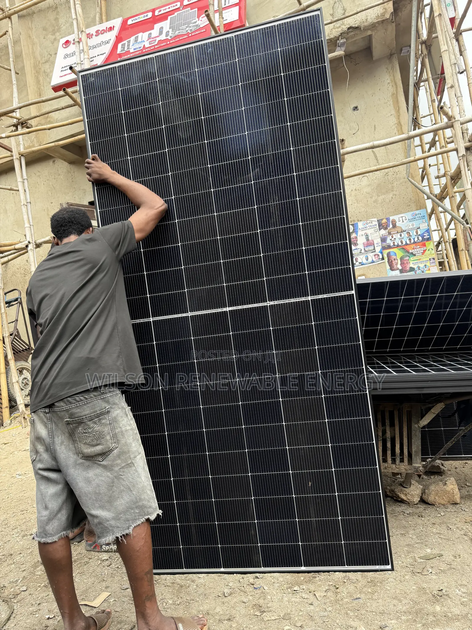 Flames  700w Bifacial Solar Panel