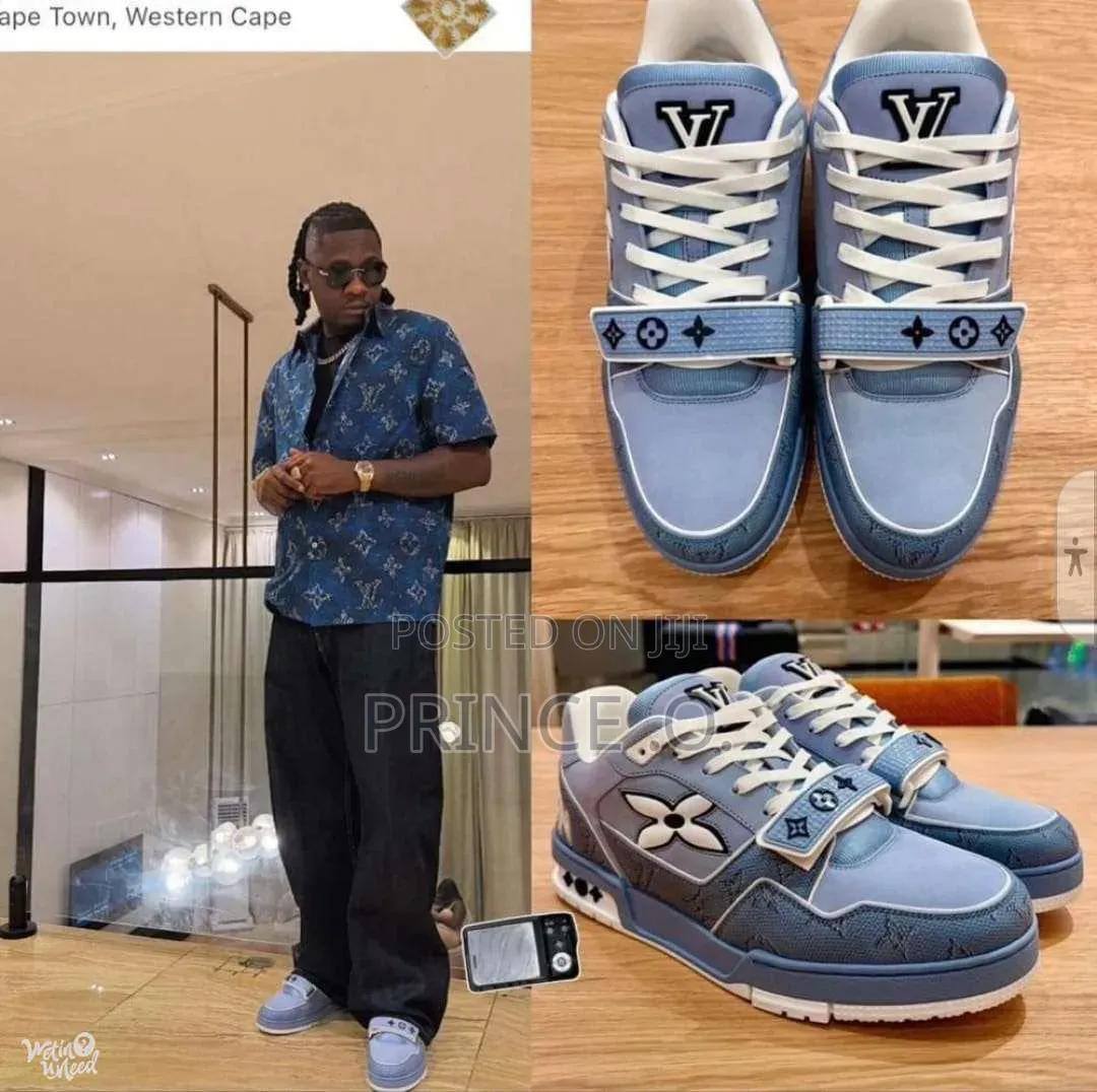 Light Blue Louis Vuitton Sneakers