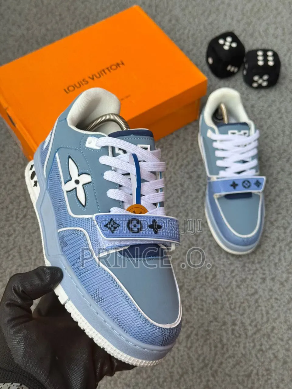 Light Blue Louis Vuitton Sneakers
