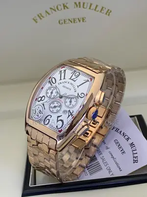 Franck Muller Quality Luxury Men Chain Strap Wristwatch