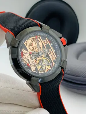 Jacob and Co Quality Luxury Men Chronograph Rubber Strap Wristwatch