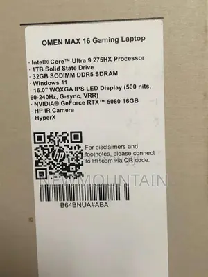 New Laptop HP Omen Max 16 32GB Intel Core Ultra 9 SSD 1T