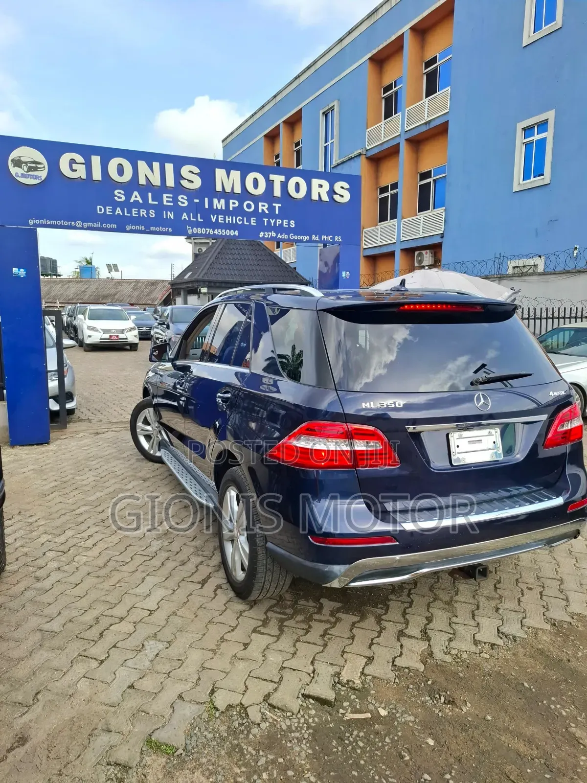 Mercedes-Benz M Class 2015 Blue