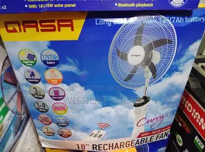 18in Rechargeable Standing Fan Come With Remote
