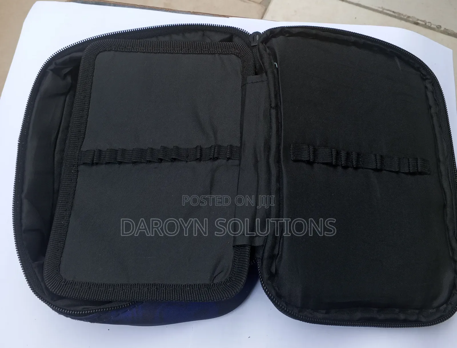 Thick Canvas Tech Pouch / Cable Organizer Bag