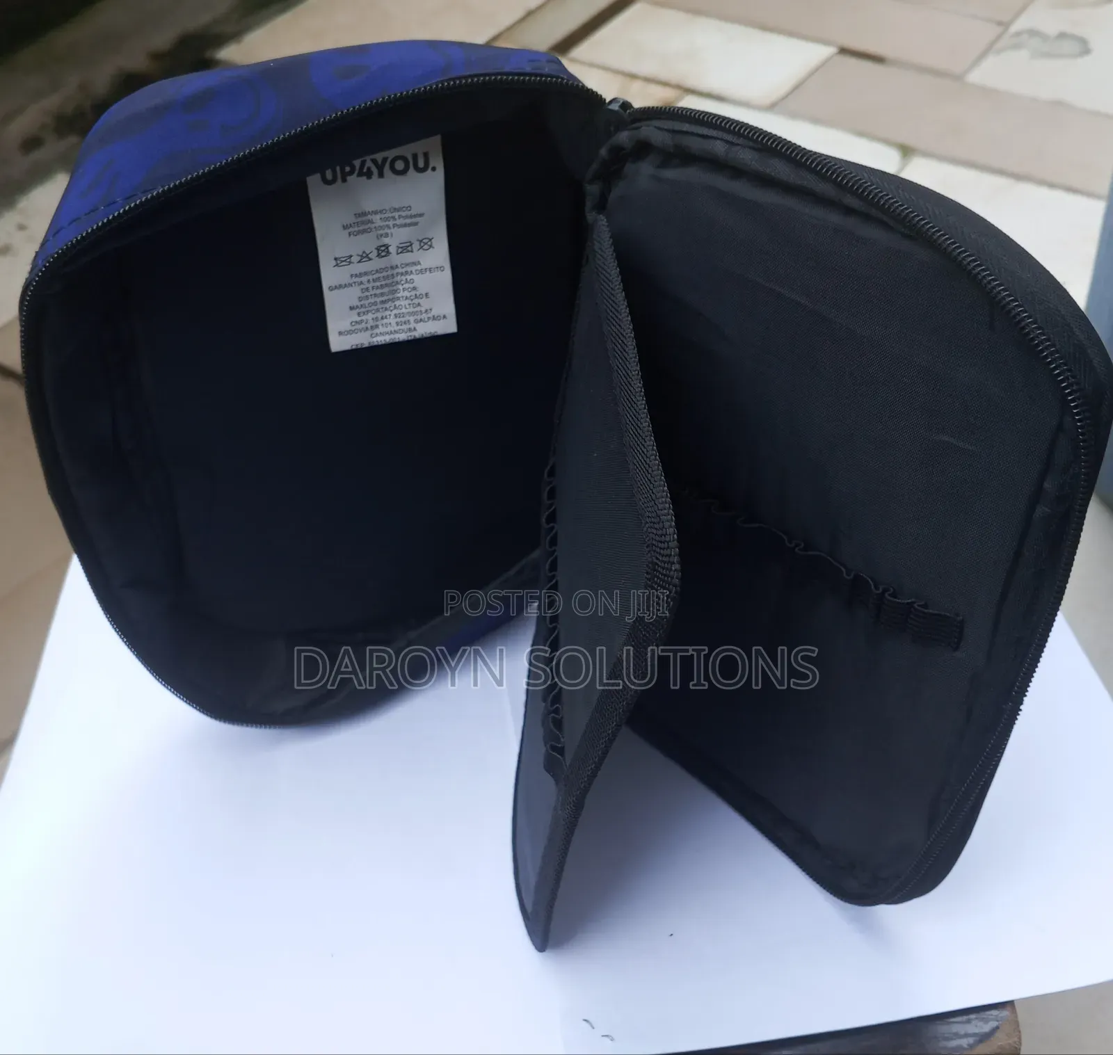 Thick Canvas Tech Pouch / Cable Organizer Bag