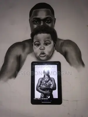 Pencil Drawing Titled “Dad”