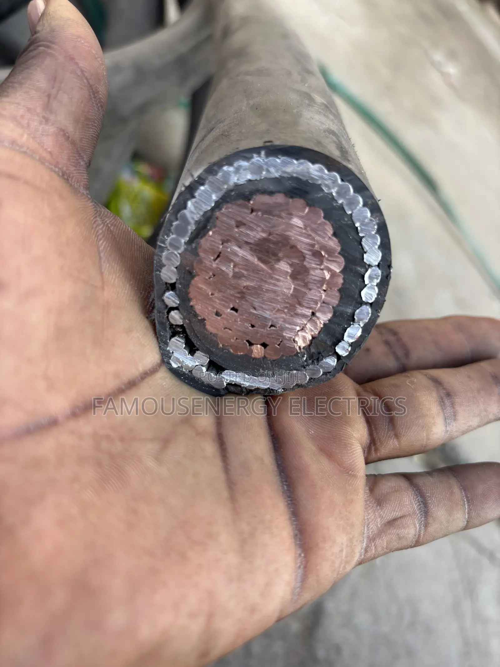 500mmx1core Copper Armored Cable Full Gauge