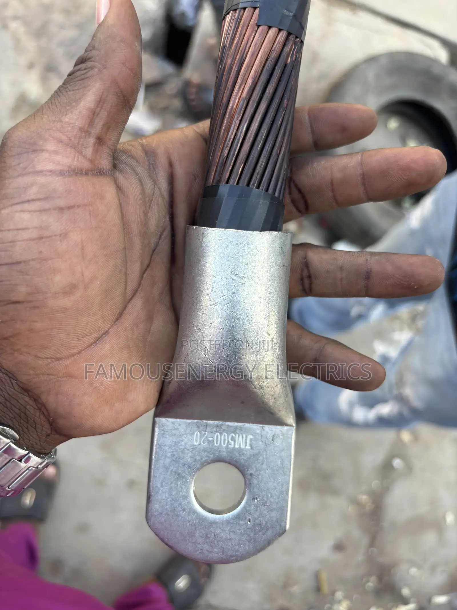 500mmx1core Copper Armored Cable Full Gauge